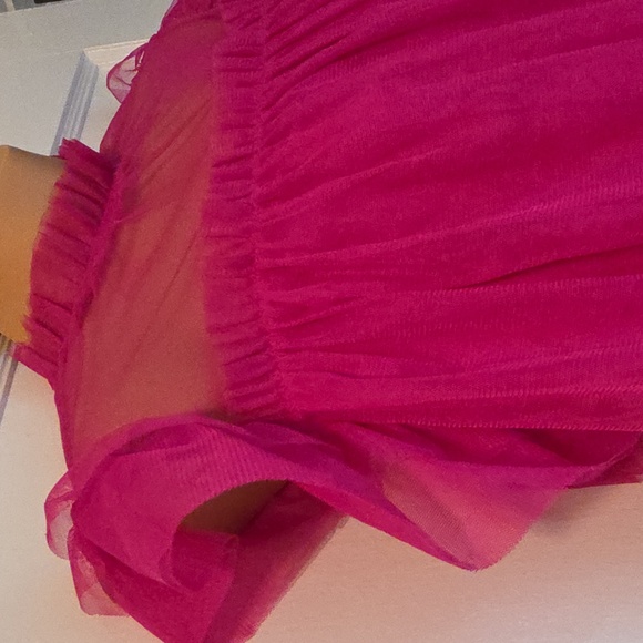 Sheer Pink Ruffle Blouse - Picture 3 of 7